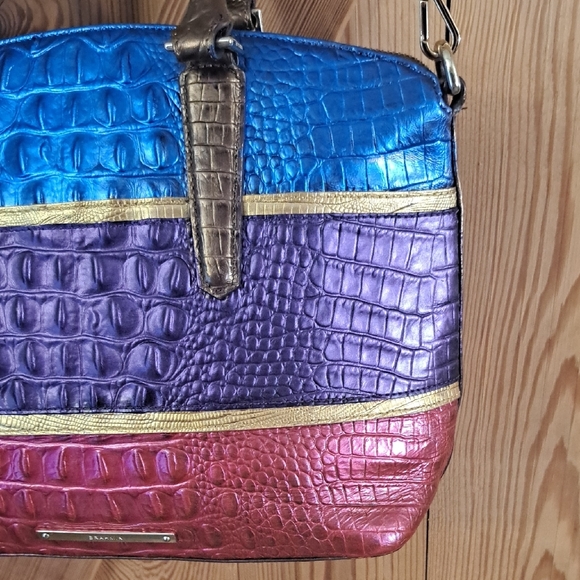 Colorful Crocodile Embossed Women's Bag - Picture 8 of 17